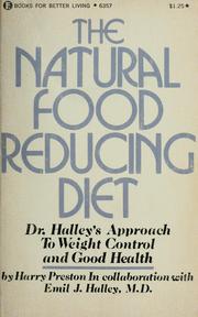 Cover of: The natural food reducing diet