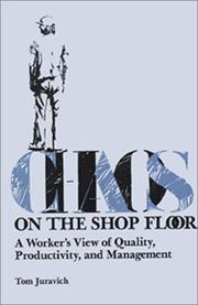 Cover of: Chaos on the Shop Floor by Tom Juravich