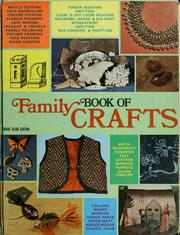 Family book of crafts cover