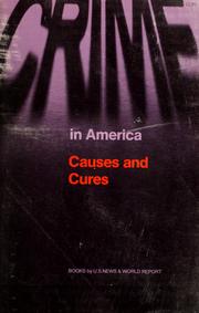 Cover of: Crime in America: causes and cures