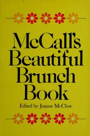 Cover of: McCall's beautiful brunch book.