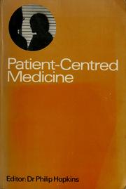 Cover of: Patient-centred medicine | 