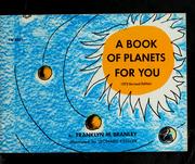 Cover of: A book of planets for you