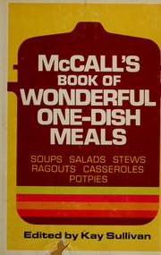 Cover of: McCall's book of wonderful one-dish meals