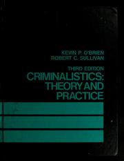 Cover of: Criminalistics by Kevin P. O'Brien