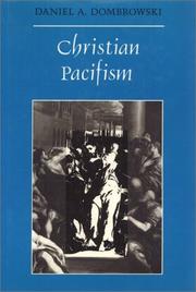 Cover of: Christian pacifism