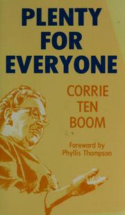 Cover of: Plenty for everyone by Corrie ten Boom