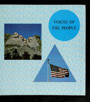 Cover of: Voices of the people | Florence Carr Randall
