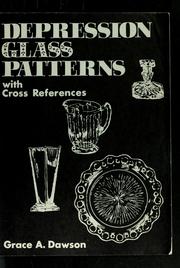 Cover of: Depression glass patterns