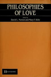 Cover of: Philosophies of love