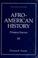Cover of: Afro-American History
