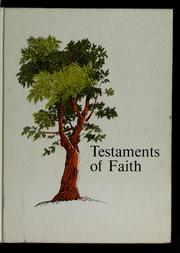 Cover of: Testaments of faith