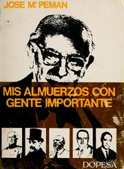 Cover of: Mis almuerzos con gente importante