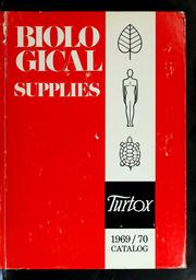 Cover of: Biennial catalog, 1969/70 | Turtox Laboratories