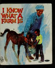 Cover of: I know what a farm is by Jean Fiedler