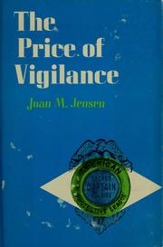 Cover of: The price of vigilance by Joan M. Jensen