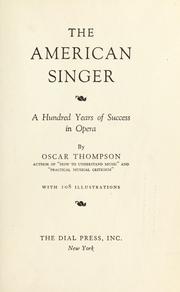 The American singer by Oscar Thompson