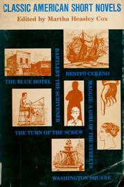 Cover of: Classic American short novels. by Martha Heasley Cox