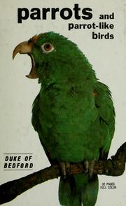 Cover of: Parrots and parrot-like birds
