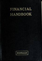 Cover of: Financial handbook