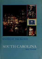 Cover of: South Carolina.
