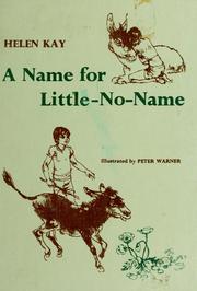 Cover of: A name for Little-No-Name.