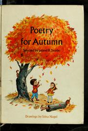Cover of: Poetry for autumn by Leland Blair Jacobs