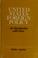 Cover of: United States foreign policy