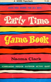 Cover of: The party time game book.