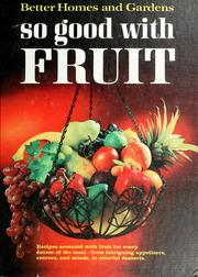 Cover of: So good with fruit.