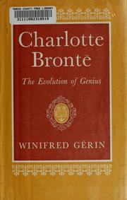 Cover of: Charlotte Brontë | Winifred GERIN