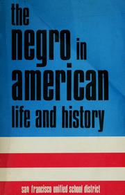 Cover of: The Negro in American life and history: a resource book for teachers