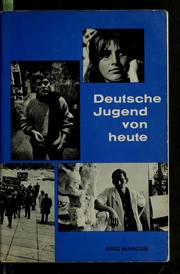 Cover of: Deutsche Jugend von heute.