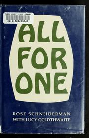 Cover of: All for one