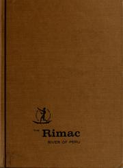 Cover of: The Rimac, river of Peru