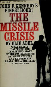 Cover of: The missile crisis by Elie Abel