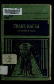 Cover of: Franz Kafka by Walter Herbert Sokel