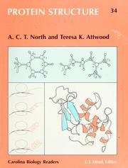 Cover of: Protein Structure (Carolina Biology Reader, No 34) by D. C. Phillips, Adrian C. North