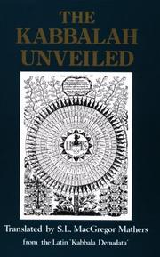 Cover of: The Kabbalah Unveiled by S. L. MacGregor Mathers