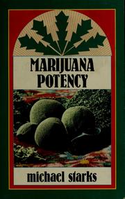 Cover of: Marijuana potency