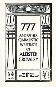 Cover of 777 and other qabalistic writings of Aleister Crowley