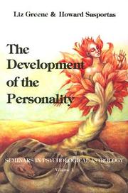 Cover of: The development of the personality