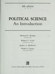Cover of: Political science: an introduction