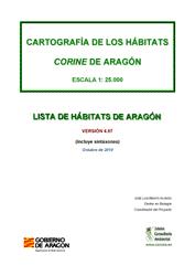 Cartografía de los hábitats CORINE de Aragón a escala 1 by Benito Alonso, José Luis