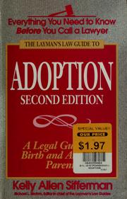 Cover of: Adoption by Kelly Allen Sifferman