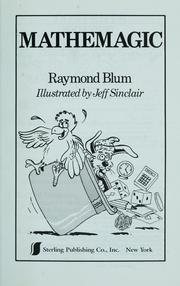 Cover of: Mathemagic by Raymond Blum