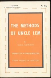 Cover of: Methods of Uncle Lem