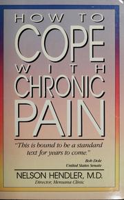 Cover of: How to cope with chronic pain