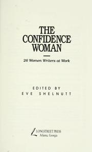 Cover of: The Confidence Woman by Eve Shelnutt