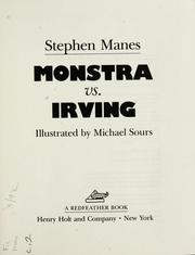 Cover of: Monstra Vs. Irving (Red Feather Book)